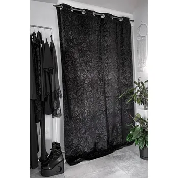 závěs KILLSTAR - Moon Bloom - Black