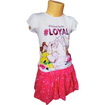 Dívčí sukně Sun City Dívčí letní set PRINCEZNY se sukní Bílorůžová, Velikost: 104 104