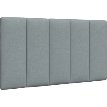 vidaXL Polštář na čelo postele Hanko 80 cm textil [4019139] Barva: světle šedá