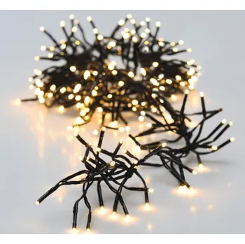 Dekorativní svítidlo German Světelný LED řetěz / 384 LED / 2 m / 8 funkcí / venkovní i vnitřní / teplá bílá