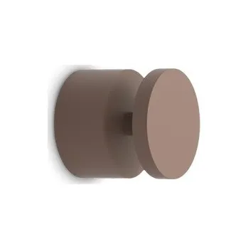 Venkovní osvětlení Ideal lux 321196 TOFFEE venkovní nástěnné svítidlo D80mm LED 8W 900/280lm 3000K IP65 hnědá