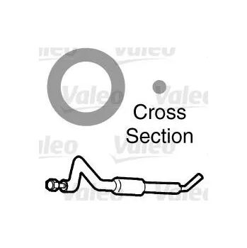 Chladič motoru Těsnění, potrubí chladiva VALEO 509184