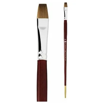 Umělecký štětec Přírodní štětec Kolinsky plochý 101 – velikost 4