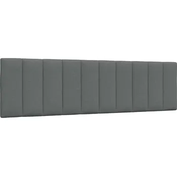 Polštář vidaXL Polštář na čelo postele Hanko 180 cm textil [4019179] Barva: Tmavě šedá