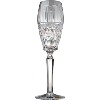 Sklenice Broušená sklenice na šampaňské 180 ml, Glamour Crystal, 6 ks