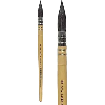 Umělecký štětec Kulatý štětec Zlatá loď X3011 – velikost 5