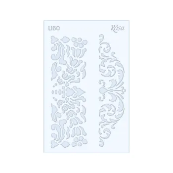 Šablona Rosa 0,5mm 13x20cm – U60