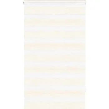 Stavební výplň vidaXL Zebra roleta šířka látky 70,9 cm polyester [4014776] Barva: Mramorově béžová