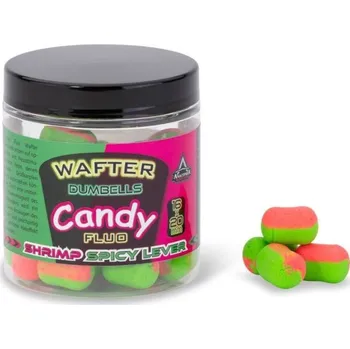 Nástraha Pelety Anaconda Candy Fluo Dumbells 90gr 16x20mm Spicy-Lever-Shrimp
