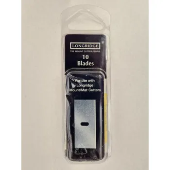 Pracovní nůž Náhradní nože pro paspartovací sety Longridge, 10 ks