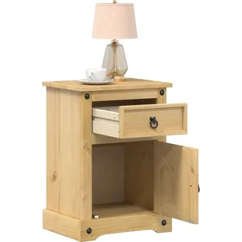 Noční stolek vidaXL Noční stolek Corona 45 x 35 x 64 cm masivní borové dřevo [4005655]