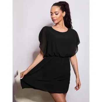 Dámské šaty Letní šifonové šaty Barva: černá