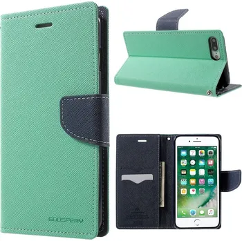 Pouzdro na mobilní telefon Mercury Pouzdro / kryt pro iPhone 7 Plus / 8 Plus - Mercury, Fancy Diary MINT/NAVY