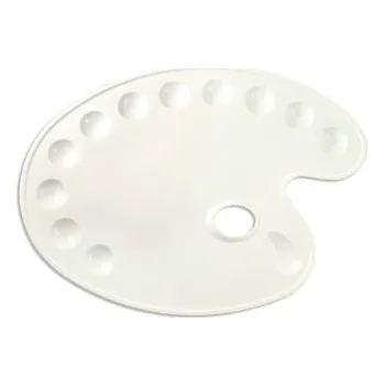 Paleta na barvy Plastová paleta velká 37x26cm