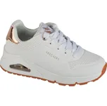 Bílé dívčí tenisky Skechers Uno Gen1 - Shimmer Away 310545L-WHT Velikost: 35