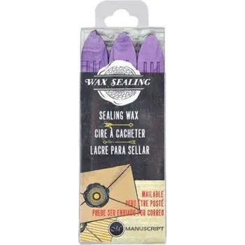 Sběratelství Sada pečetních vosků Manuscript 3ks – fialové