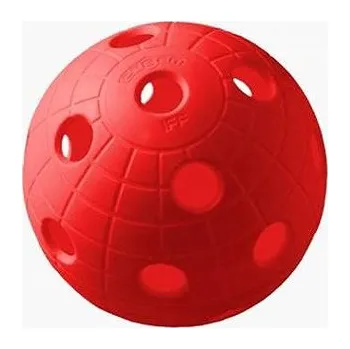 Florbalový míček Unihoc Ball Crater red 3 ks