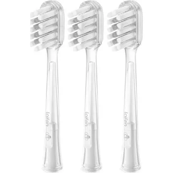 Náhradní hlavice k elektrickému kartáčku Laifen náhradní kartáček transparentní měkký 3ks