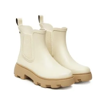 Dámské holínky Holínky Tommy Hilfiger Rubber Flag Cleated FW0FW08637 Béžová 40