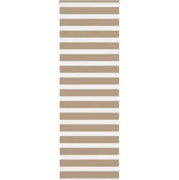 Stavební výplň vidaXL Zebra roleta šířka látky 65,9 cm polyester [4014775] Barva: sand brown