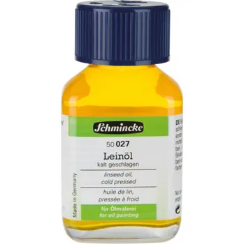 Rostlinný olej Rafinovaný lněný olej Schmincke – 1000ml - 50027