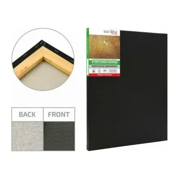 Malířské plátno Barevné plátno Rosa černé – 40x40cm