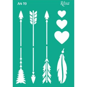 Šablona opakovatelně samolepicí A4 – 19