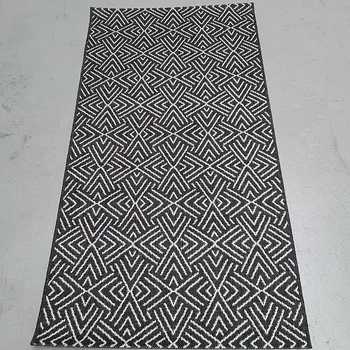 Koberec SPOLTEX Venkovní koberec Essenza in -out černobílý 80 x 150 cm