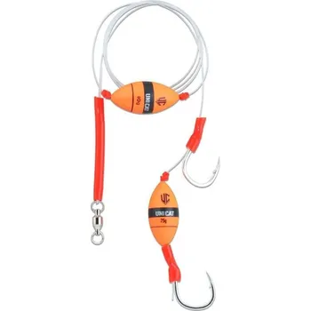 Hotový návazec Uni Cat Smelly bait Gripper Rig 160cm Háček 2x9/0 48,4kg