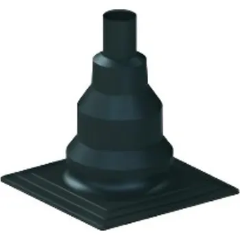 Komín Komínová plastová hlavice flex (komplet) Almeva FLEX (DN160-200 mm) DN 160, černá
