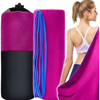 Ručník Rychleschnoucí funkční ručník 180 x 100 cm - Růžová