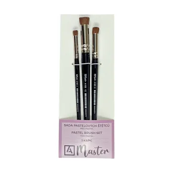 Umělecký štětec Sada pastelových štětců Master A185 3ks