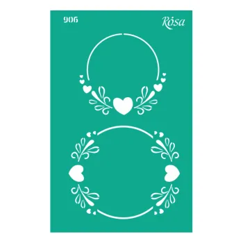 Šablona opakovatelně samolepicí 13x20cm – 906