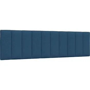 Polštář vidaXL Polštář na čelo postele Hanko 180 cm textil [4019179] Barva: Modrá