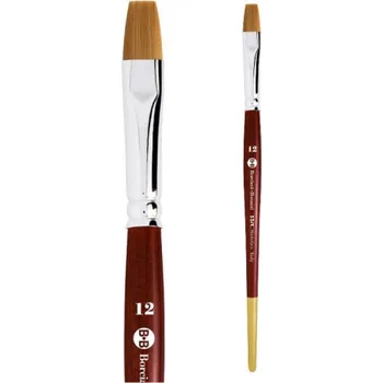 Umělecký štětec Plochý syntetický štětec serie 15/C – velikost 10