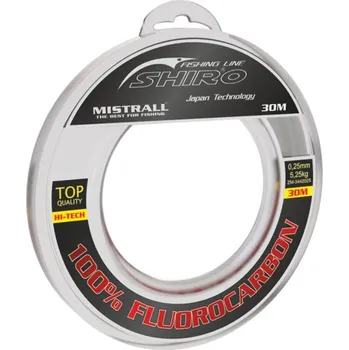 Vlasec Mistrall Shiro Fluorocarbon 30m 0,50mm/20,6kg