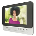 Dveřní interkomový monitor Philips WelcomeEye / 800 x 480 px / 7" / 24V DC / 85 dB / hliník / stříbrná/černá