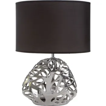 Lampička Dekorační lampa DAKOTA 3 černá / stříbrná