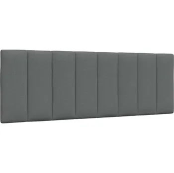 Polštář vidaXL Polštář na čelo postele Hanko 140 cm textil [4019164] Barva: Tmavě šedá