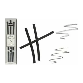 Přírodní uhel Coates 3 ks silné 7-9 mm