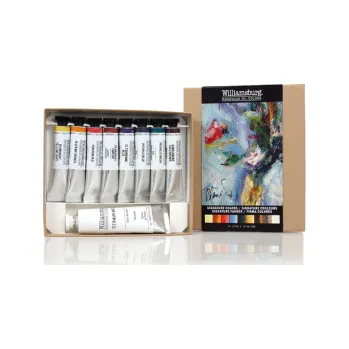 Olejová barva Sada olejových barev Williamsburg Signature 8x11ml + 1x37ml