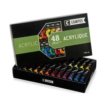 Vodová barva Sada akrylových barev Campus 48x21ml