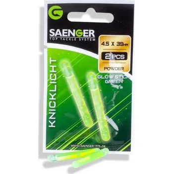 Signalizátor záběru 2ks - Chemické světlo Saenger 3,0 x 25 mm zelená