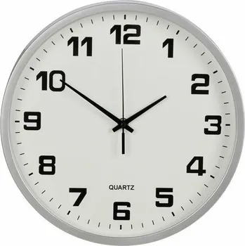 Hodiny Nástěnné hodiny 25cm, stříbrné