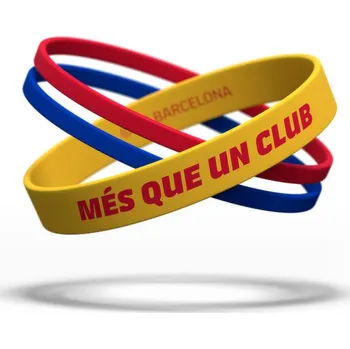 Náramek Fan-shop Dětský gumový náramek BARCELONA FC Locked yellow