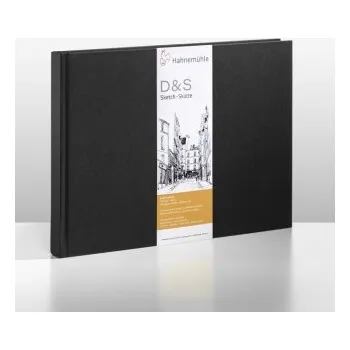 Skicovací kniha Hahnemühle D&S A4 landscape černá
