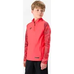 KIPSTA Dětská mikina se zipem u krku Club Wavy 14 LET RŮŽOVÁ|ČERVENÁ