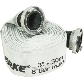 Zahradní hadice Hadice na vodu 3"x30m se spojkami VERKE V60142