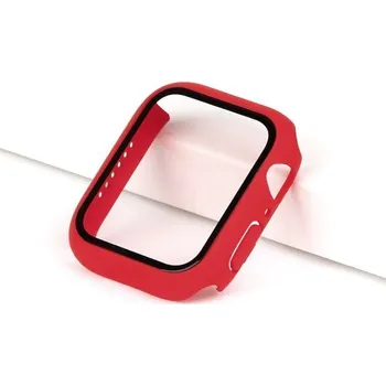 Chytré hodinky Ochranné pouzdro se sklíčkem pro Apple Watch 45mm Barevná varianta: Červený