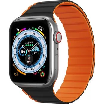 DuxDucis Řemínek na Apple Watch 38mm / 40mm / 41mm / 42mm - DuxDucis, LD BlackOrange